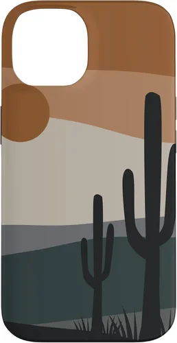 Vista 4 de Cute Desert Cactus Terracotta Southwestern Aesthetic Boho Case for iPhone 17