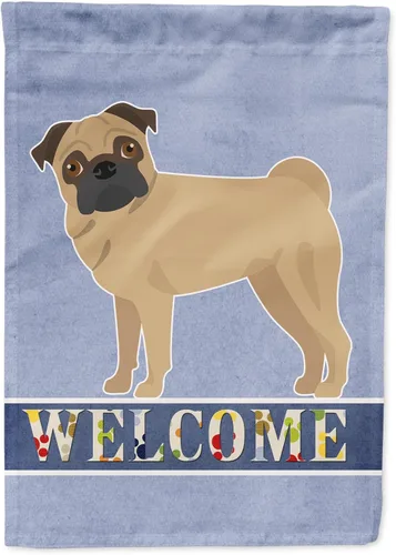 Vista 107 de Caroline's Treasures CK3645GF Bandera de bienvenida de bulldog inglés para jardín, bandera decorativa para patio exterior, obras de arte de patio