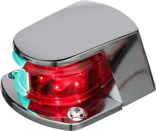 Vista 3 de SEACHOICE Luz de arco LED, navegación marina, cromo bicolor, visibilidad de 1 milla para vela o lanchas motoras de menos de 39 pies