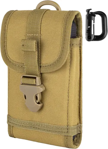 Vista 11 de Molle - Funda táctica compacta para iPhone 14 Pro/14/13 Pro/13/13 Mini/12 Pro Max/12 Pro/12/12 mini/11 Pro Max/11/XS Max/XR/X, Samsung S22/S20/S10