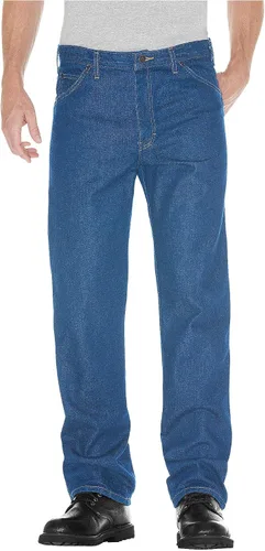 Vista 5 de Dickies pantalones de jean lavados, corte regular, con cinco bolsillos, para hombre