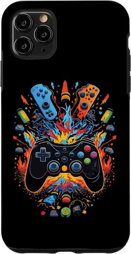 Vista 13 de iPhone 16 Gamer Aesthetic Graphic Gaming Video Games Boys Teens Kids Case