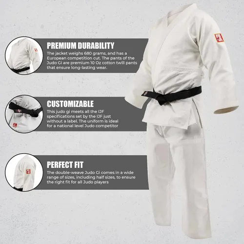 Vista 5 de Fuji Euro Competition Judo Gi