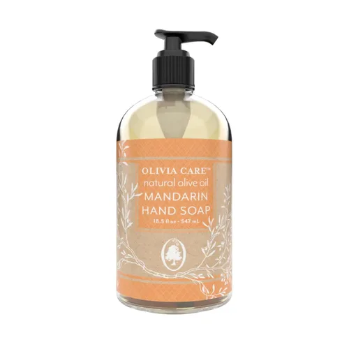 Vista 5 de Olivia Care Jabón líquido para manos, paquete de 4 Infundido con aceite de oliva - 1 de cada uno