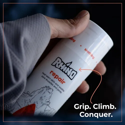 Vista 5 de Rhino Skin Solutions Crema reparadora - Alivio calmante para piel seca y agrietada, ideal para escaladores, atletas y artes marciales mixtas