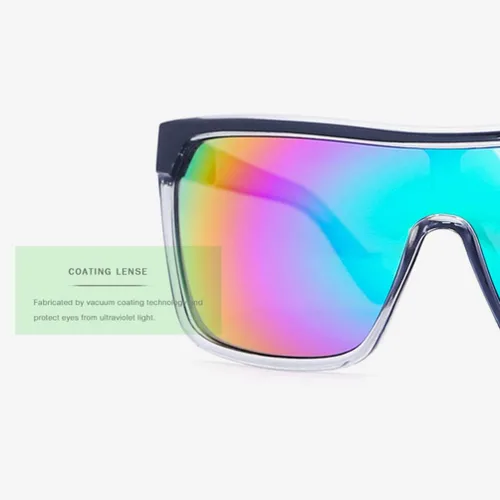 Vista 9 de Garneck Gafas de sol resistentes al viento con protección UV para deportes al aire libre, ligeras y resistentes a los arañazos, para ciclismo