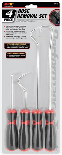 Vista 4 de Performance Tool W943 Herramienta de extracción de manguera de eje largo y corto de 13 pulgadas con agarres tri-lobulares, tratada térmicamente