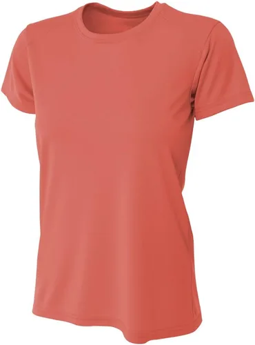 Vista 12 de A4 Camiseta Crew de rendimiento refrescante para mujer Naranja (Athletic Orange)