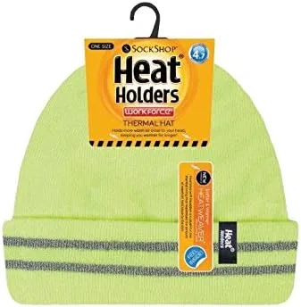 Vista 2 de Heat Holders - Gorra de punto reversible con aislamiento térmico para hombre, 3.4 tog, talla única