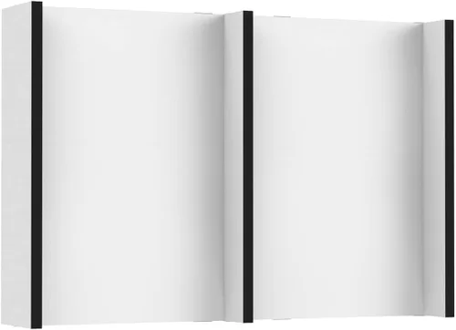 Vista 21 de EverPanel - Kit de pared modular de 7 x 7 pies, color azul oscuro SoundSorb con ribete negro, divisor de habitación, paneles de pared entrelazados