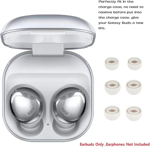 Vista 6 de Auriculares de repuesto para Galaxy Buds Pro Eartips, puntas de silicona de repuesto para auriculares compatibles con Samsung Galaxy Buds Pro
