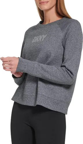 Vista 2 de DKNY Cuello redondo con logotipo de diamantes de imitación