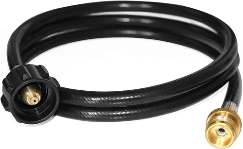Vista 8 de Adaptador de tanque de propano, reemplazo de manguera para el tanque de gas LP QCC1/tipo1 con certificación CSA, conecta los aparatos de propano a