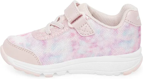 Vista 5 de Stride Rite Tenis unisex para niños con iluminación Sr, Rosa (Blush)