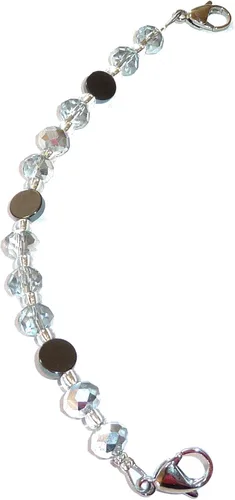 Vista 6 de Hidden Hollow Beads Pulsera de repuesto intercambiable artística para mujer, 6.5 o 5.5 pulgadas de largo, identificación de alerta médica