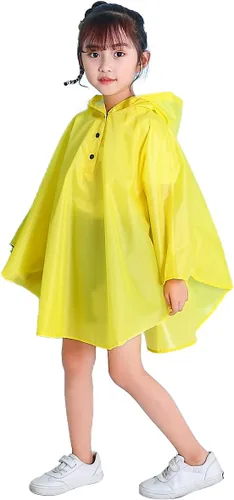 Vista 3 de Spmor Chaqueta de lluvia con capucha para niños