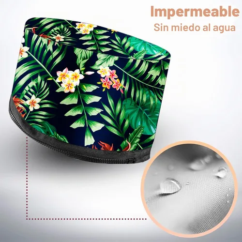 Vista 5 de Gorra Térmica para Acondicionamiento Profundo, Ingeware - Gorra Térmica para Cabello para Secador de Pelo Portátil Eléctrico para Cabello Natural