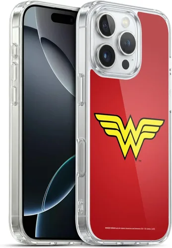 Vista 100 de Head Case Designs Funda de gel suave con licencia oficial de Wonder Woman DC Comics Classic Logos compatible con Apple iPhone 7 Plus/iPhone 8 Plus
