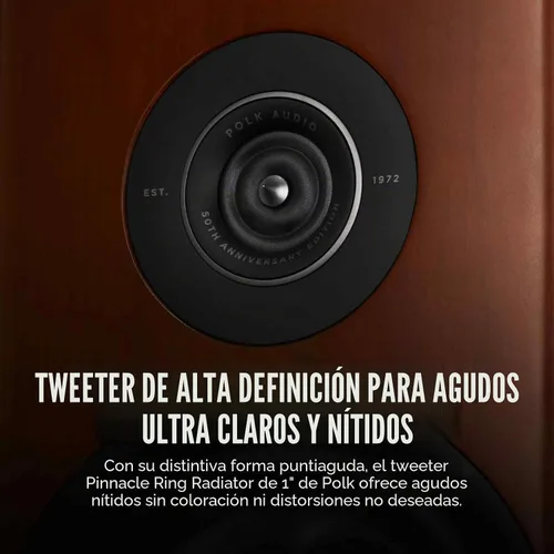 Vista 2 de Polk Audio Reserve R200 - Par de altavoces grandes para estantería, color Negro