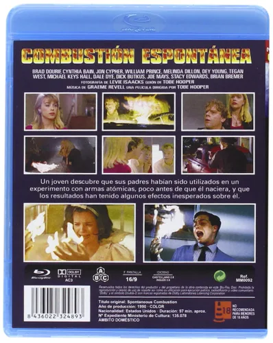Vista 2 de Spontaneous Combustion (1990) Blu-Ray, Reg.ABC Import - Spain