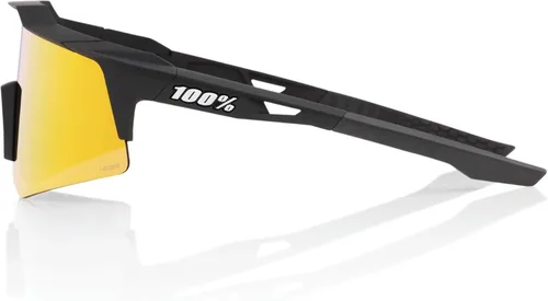 Vista 3 de Gafas de sol 100% Speedcraft XS - Negro Soft Tact; Espejo Multicapa Rojo HiPER