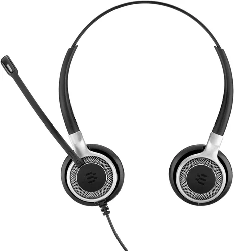 Vista 5 de Sennheiser SC 660 ANC USB (508311) - Auriculares de doble cara (binaurales) para negocios para Skype Empresarial con sonido HD, micrófono