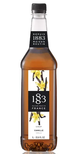 Vista 59 de 1883 Jarabe de Amaretto para bebidas, fabricado en Francia, botella de plástico de 1 litro