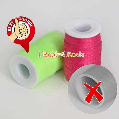 Vista 3 de Kit de costura de 100 colores Juego de hilo de poliéster práctico