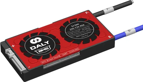 Vista 46 de DALY Smart BMS Li-ion 72V 20S 30A con comunicación UART, restablecimiento del módulo Bluetooth, puerto común para UPS convertidor de potencia