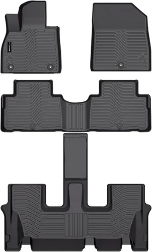 Vista 26 de Auxko Revestimiento de carga para todo tipo de clima, apto para Hyundai IONIQ 5 y 2025 IONIQ 5 N TPE 2022-2024, accesorios de alfombrilla de goma