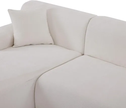 Vista 6 de KEVINSPACE Sofá modular de 109 pulgadas, sofá modular de sala de estar, sofá moderno y minimalista en forma de L, sofá profundo de 3 asientos, sofá