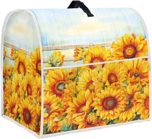 Vista 29 de Fundas de ayuda de cocina para batidora de pie de 4.5 a 5 cuartos de galón, lavables para electrodomésticos de cocina, fundas de tela para proteger
