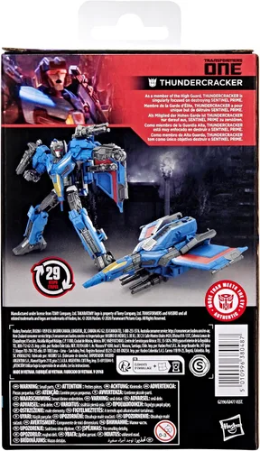 Vista 6 de Transformers Studio Series ONE Thundercracker, figura de acción de conversión de lujo de 5.25 pulgadas, juguetes robot para mayores de 8 años