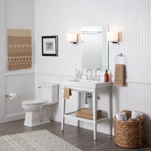 Vista 6 de American Standard 9039030.020 Townsend - Lavabo de 30 pulgadas, color blanco