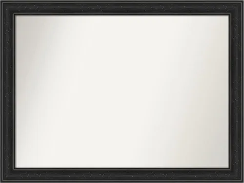 Vista 372 de Amanti Art Espejo personalizado, gran espejo de baño estrecho, espejo de pared o espejo de tocador de baño sobre el fregadero (24 x 24 pulgadas)