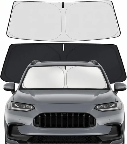 Vista 102 de Parasol para parabrisas para BMW X1 E84 2016-2024 2025, accesorios – Cubierta de parasol para parabrisas de ventana delantera, ajuste personalizado