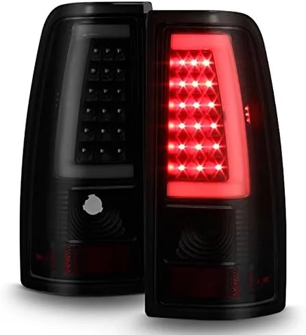 Vista 9 de AKKON - Para luces traseras GMC Sierra 1999-2006/1999-2002 Chevy Silverado Carcasa negra