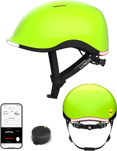 Vista 12 de Lumos Nyxel Smart Bike Helmet, Customizable Front and Back LED Lights with Turn Signals, 360° Visibility App Controlled Comfortable & Lightweight
