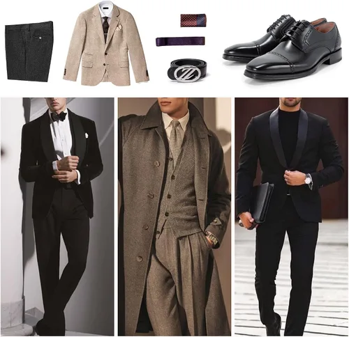 Vista 6 de LEIZILEI Zapatos Oxford de vestir para hombre Brogue Cuero Genuino Cordones Oxford Derby Zapatos, Negro02