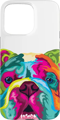Vista 22 de Pop Art English Bulldog Dog Lover Bulldog Case for iPhone 17