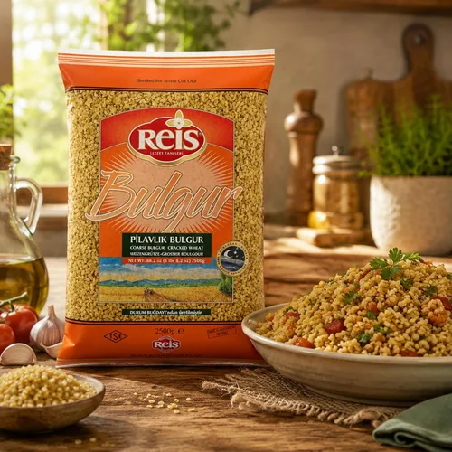 Vista 7 de Reis Bulgur (trigo agrietado Bulgur grueso) 5 lb