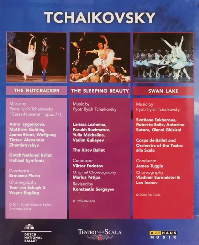 Vista 3 de The Tchaikovsky Ballet Classics NutcrackerSwan LakeSleeping Beauty Blu-ray