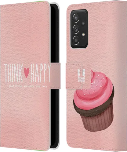 Vista 216 de Head Case Designs Assortment Cupcakes Happiness Leather Wallet Case Compatible with Samsung Galaxy A07 4G Surtido