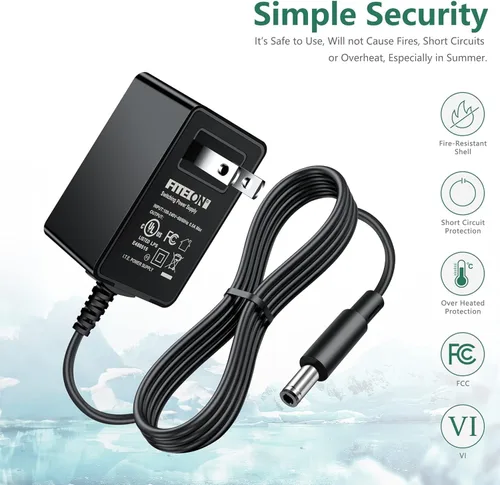 Vista 2 de Cable de alimentación de CA para olla de presión Elite Bistro modelo EPC-808 EPC-808R EPC-808W