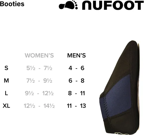 Vista 5 de NuFoot Botines para hombre, calzado plegable y flexible, zapatos de viaje plegable y listo, calcetines de yoga, zapatos de interior, pantuflas