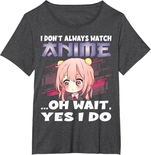 Vista 27 de Ver camiseta japonesa de anime con estampado de anime Girl, Negro, S