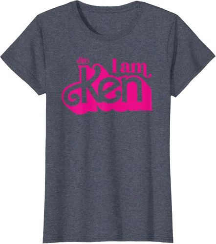 Vista 12 de Camisetas y camisetas de Barbie The Movie I Am Ken para hombres y mujeres Negro