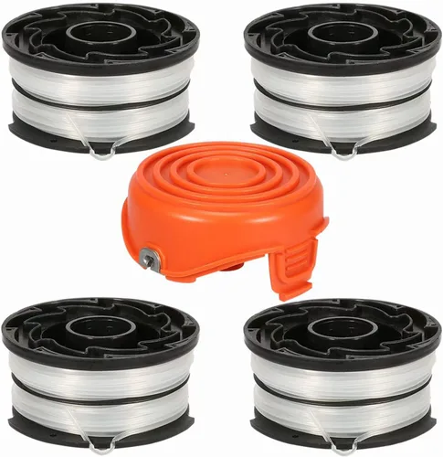 Vista 7 de DF-065 90517175 - Línea de repuesto para recortadora de hilo compatible con Black Decker GH710 GH700 GH750 DF-065-BKP, línea de recambios