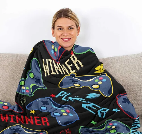 Vista 8 de Manta marrón suave y acogedora, manta de franela con estampado de vaca tostada, regalo para niños y niñas, manta de forro polar de felpa cálida