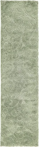 Vista 19 de Unique Loom Trellis Shag Collection - Alfombra de pasillo geométrica, moderna, marroquí, celosía, gris (2 x 7 pies)
